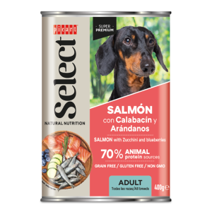 SELECT ADULT - Salmón con Calabacín y Arándanos
